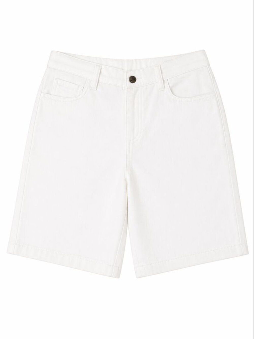 RIDERS White Denim Shorts 8